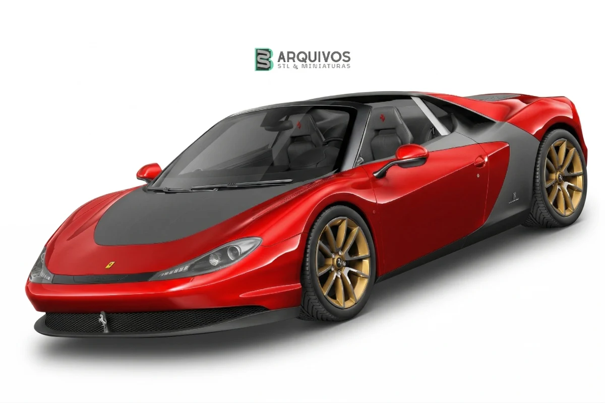 Modelo 3D STL - Ferrari Sergio 2015